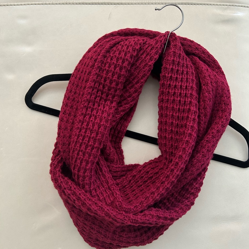 Two Knit Infinity Scarves